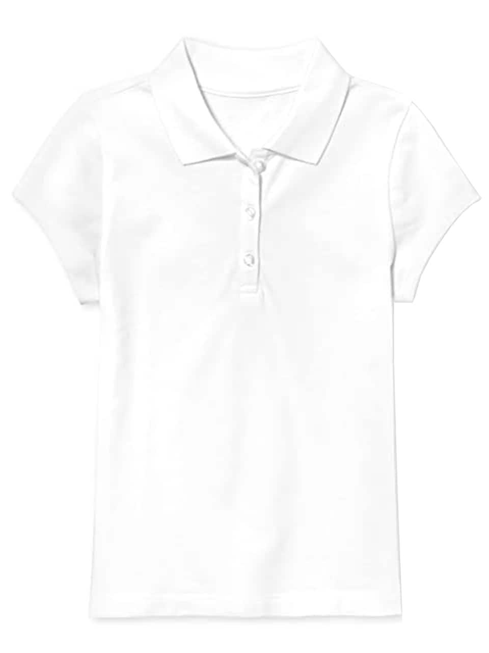 Galaxy by Harvic Short Sleeve Stretch Girl’s Pique Polo Shirt